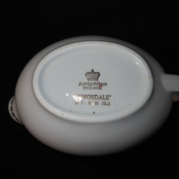 Vintage Gravy boat with underplate. Alfred Meakin UK Kingsdale - Picture 5 of 6